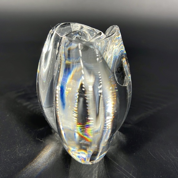 Dansk Crystal Rosebud Paperweight - Picture 2 of 7